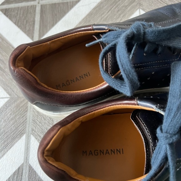 Magnanni Blue Fashion Sneakers size 7.5 US - Picture 3 of 8